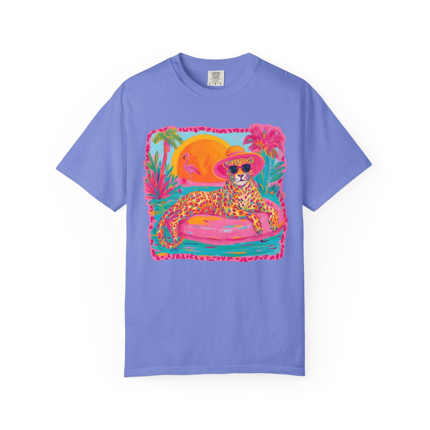 Leopard Sunset T-Shirt | Comfort Colors Tee