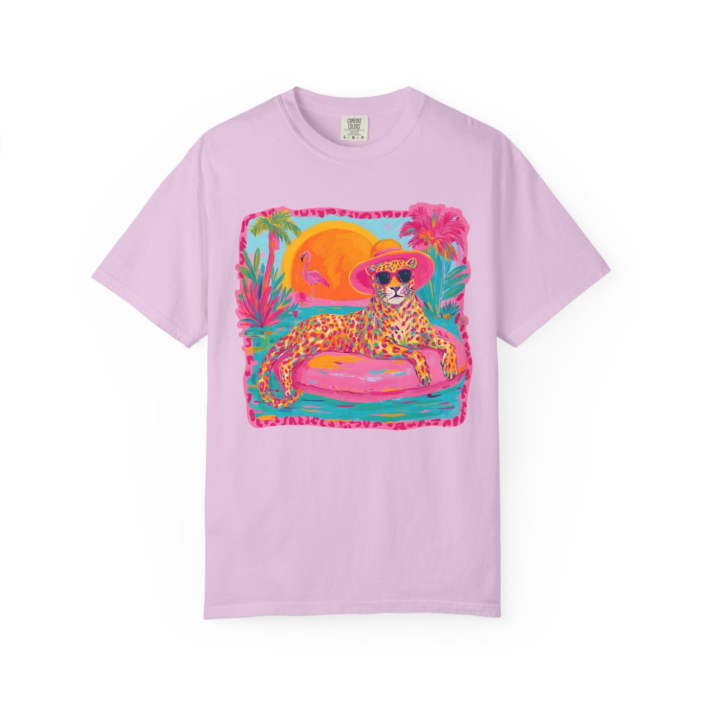 Leopard Sunset T-Shirt | Comfort Colors Tee