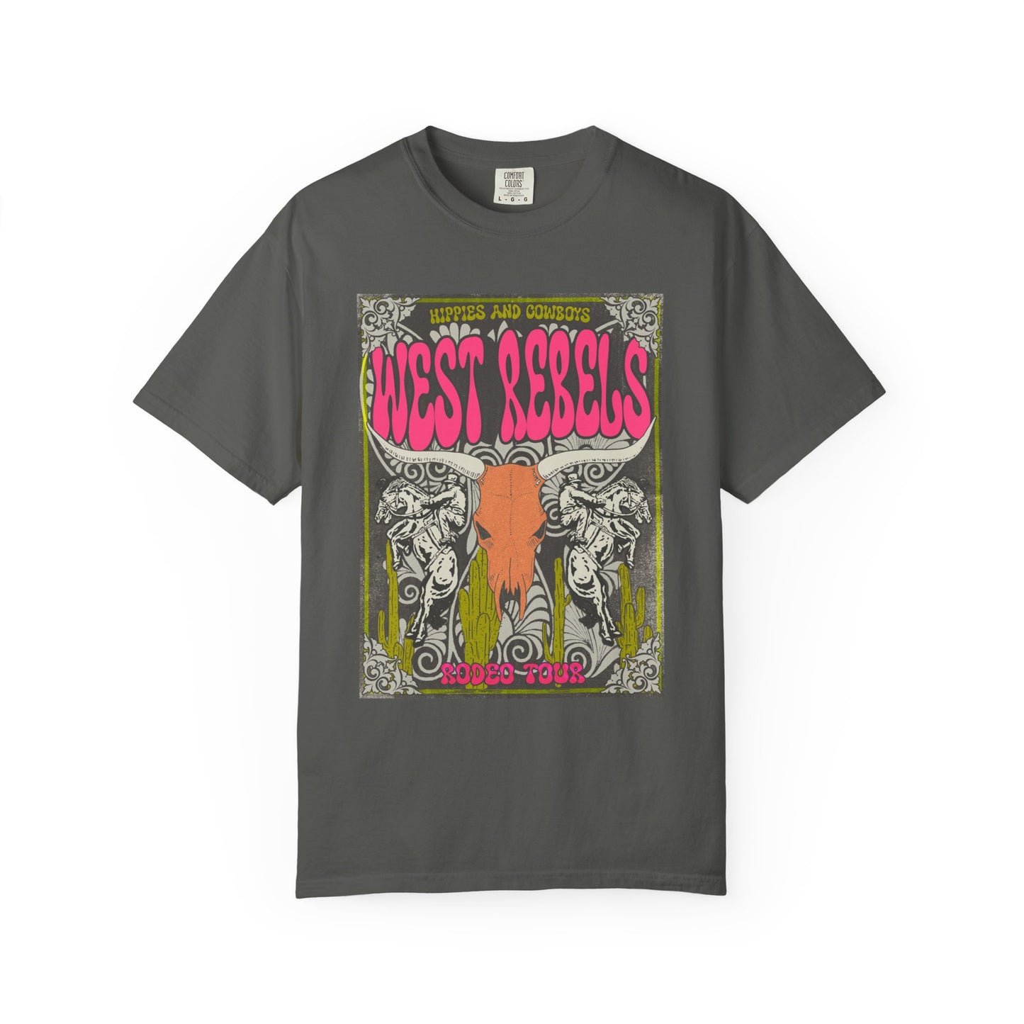 West Rebels Vintage Rock T-Shirt  |  Comfort Colors Tee