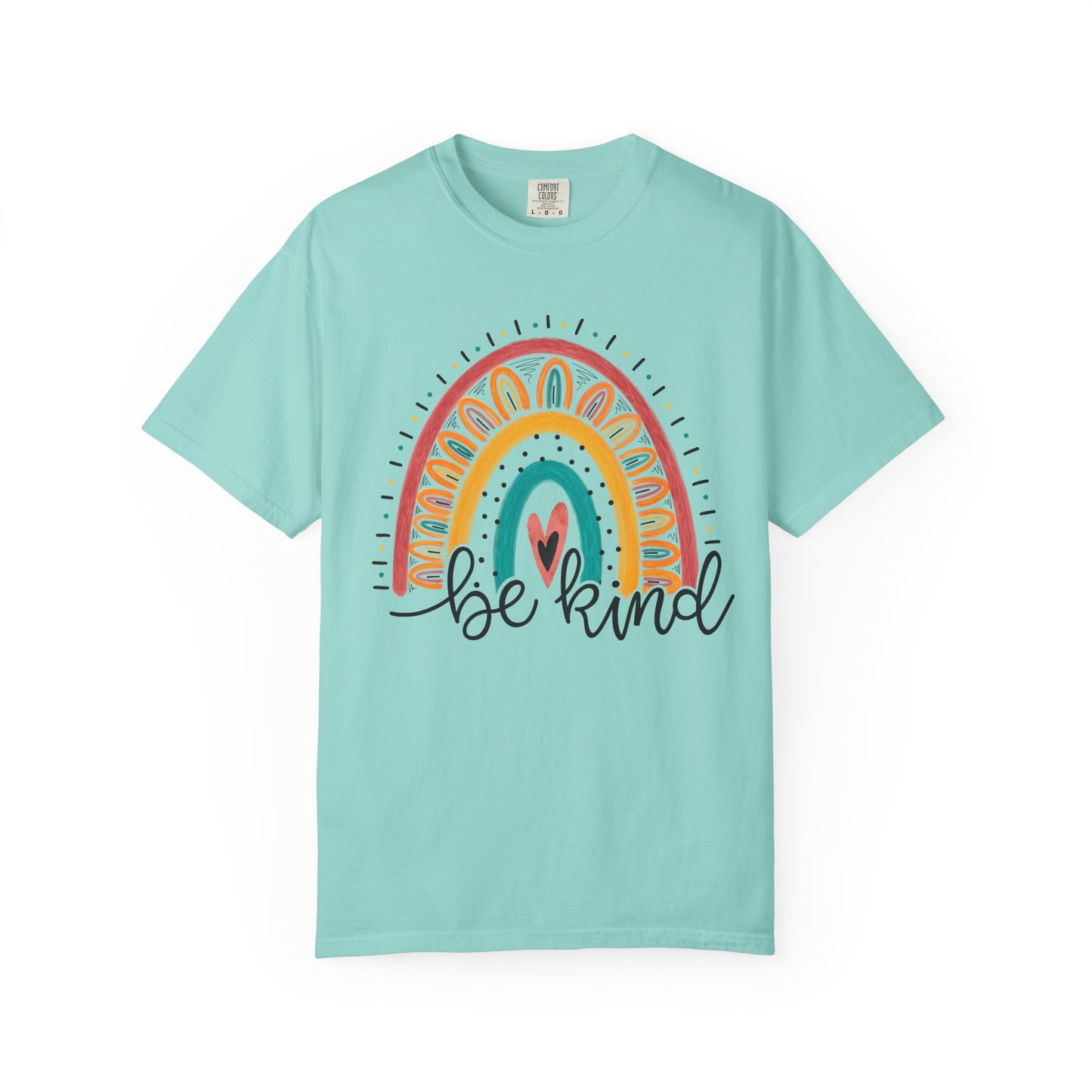 Be Kind Rainbow T-Shirt | Comfort Colors Tee