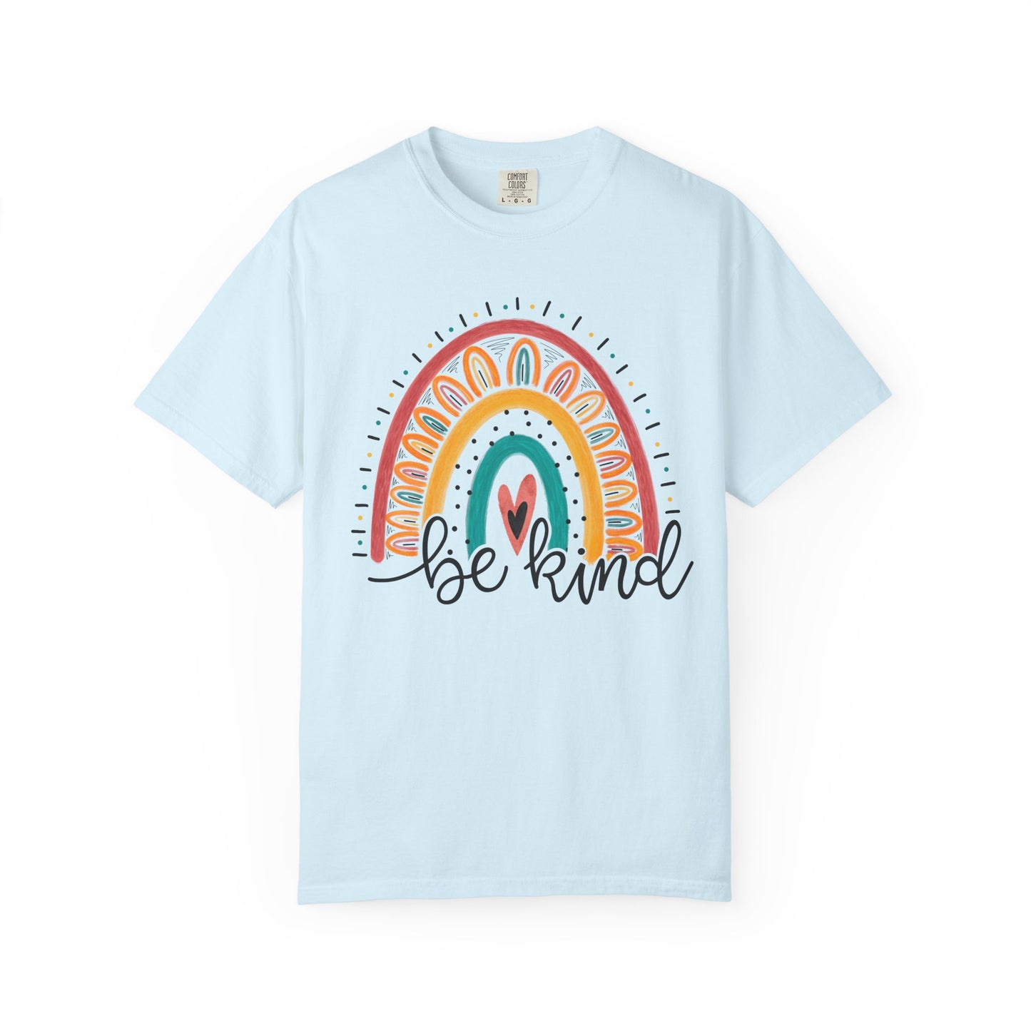 Be Kind Rainbow T-Shirt | Comfort Colors Tee