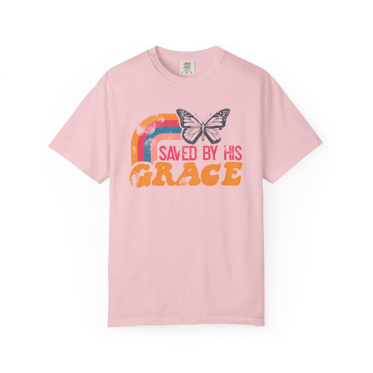 Saved by His Grace T-Shirt | Comfort Colors Tee