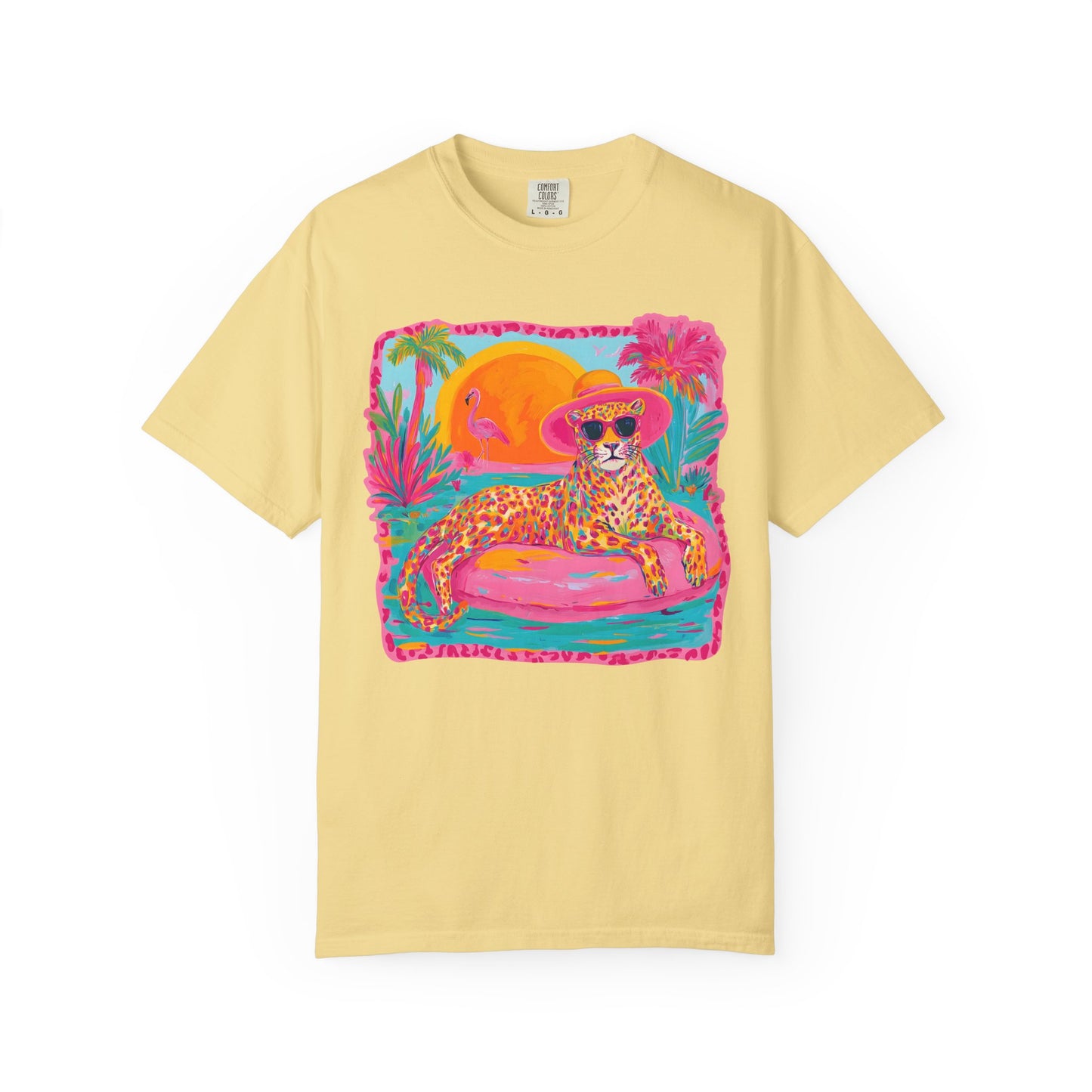 Leopard Sunset T-Shirt | Comfort Colors Tee