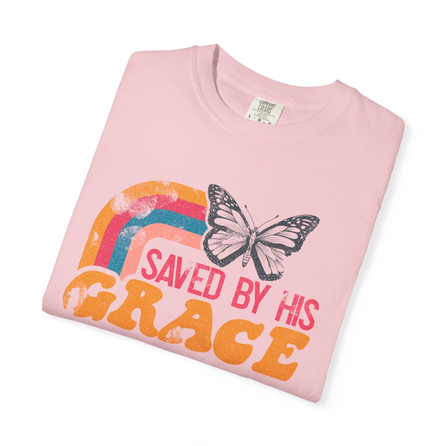 Saved by His Grace T-Shirt | Comfort Colors Tee