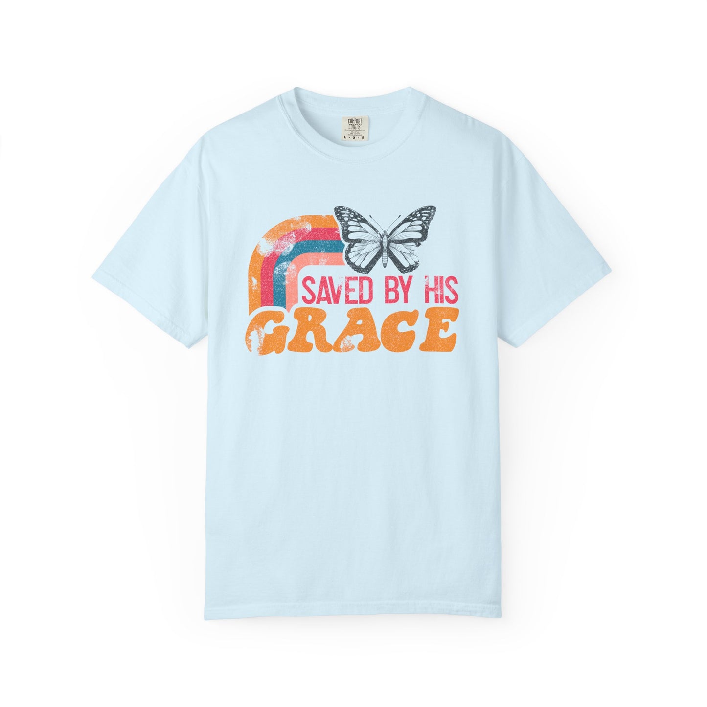 Saved by His Grace T-Shirt | Comfort Colors Tee