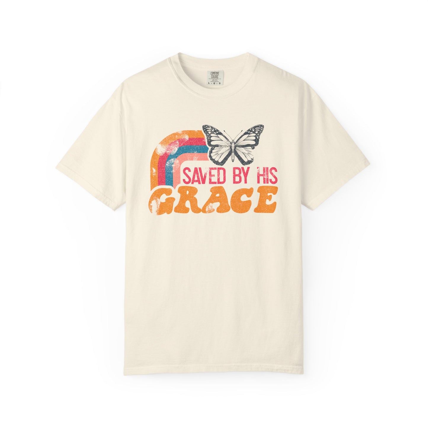 Saved by His Grace T-Shirt | Comfort Colors Tee