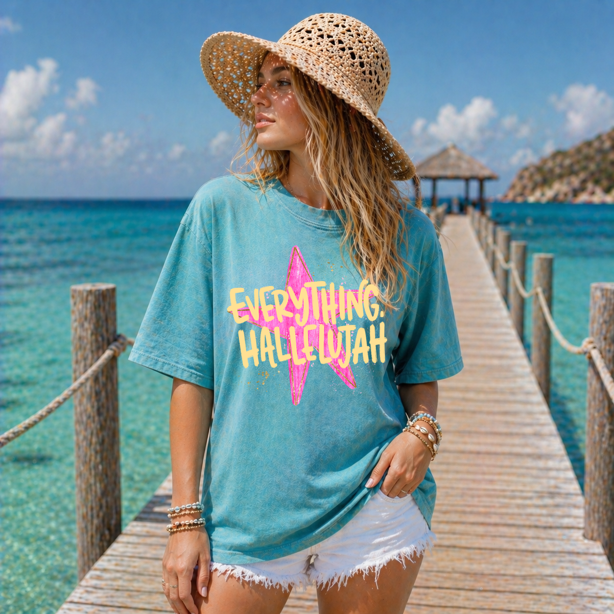 Everything Hallelujah T-Shirt | Comfort Colors Tee