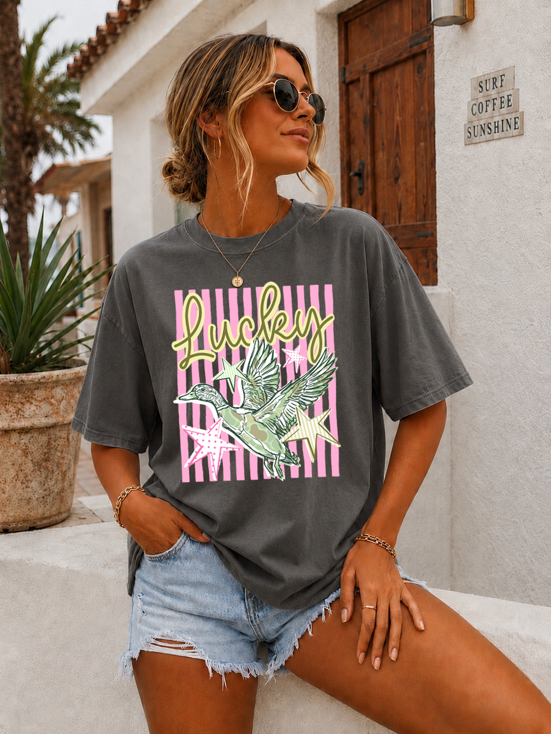 Lucky Duck T-Shirt | Comfort Colors Tee