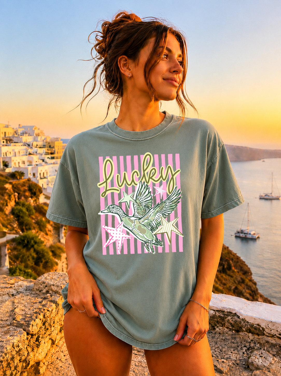 Lucky Duck T-Shirt | Comfort Colors Tee