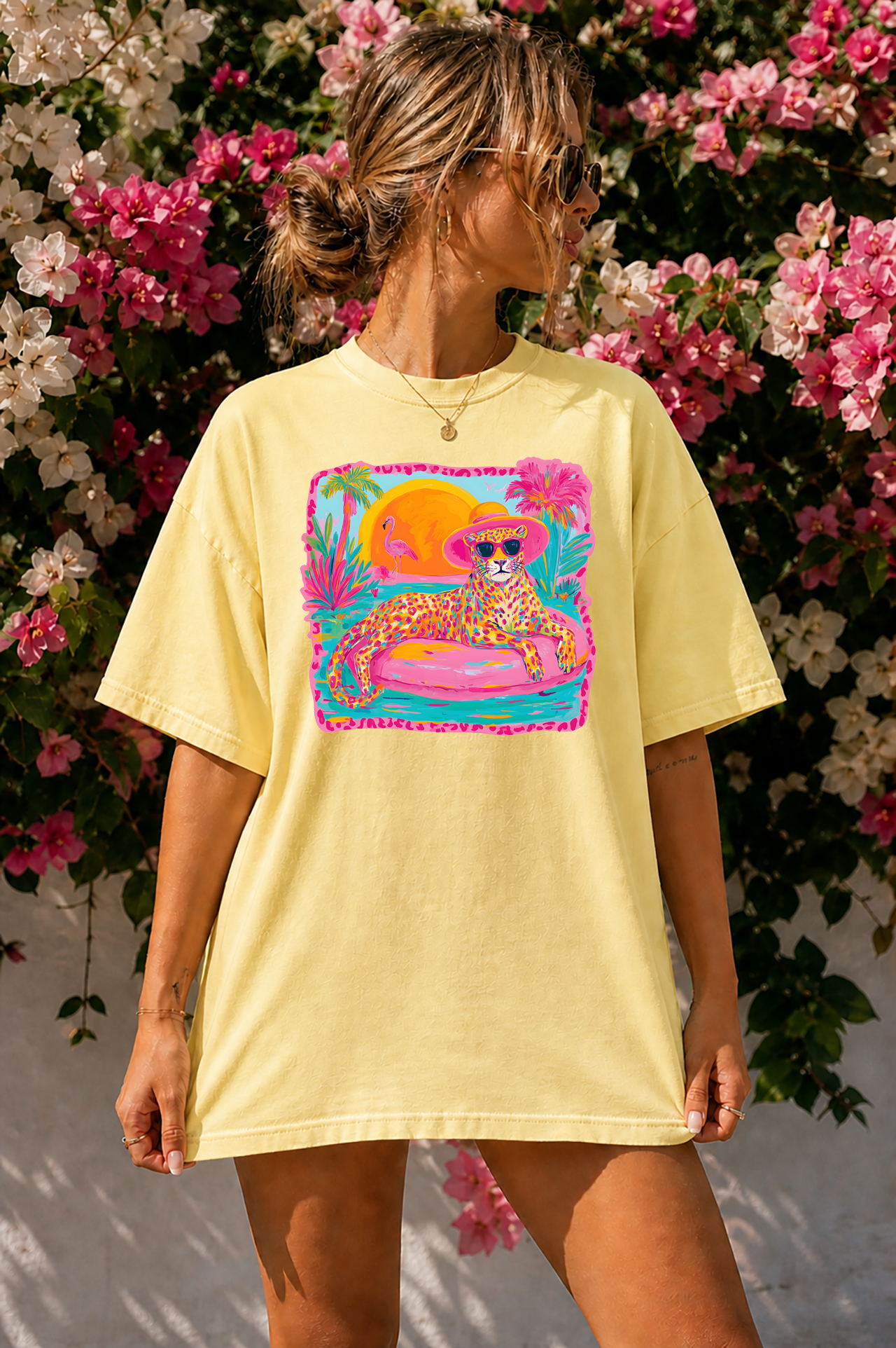 Leopard Sunset T-Shirt | Comfort Colors Tee