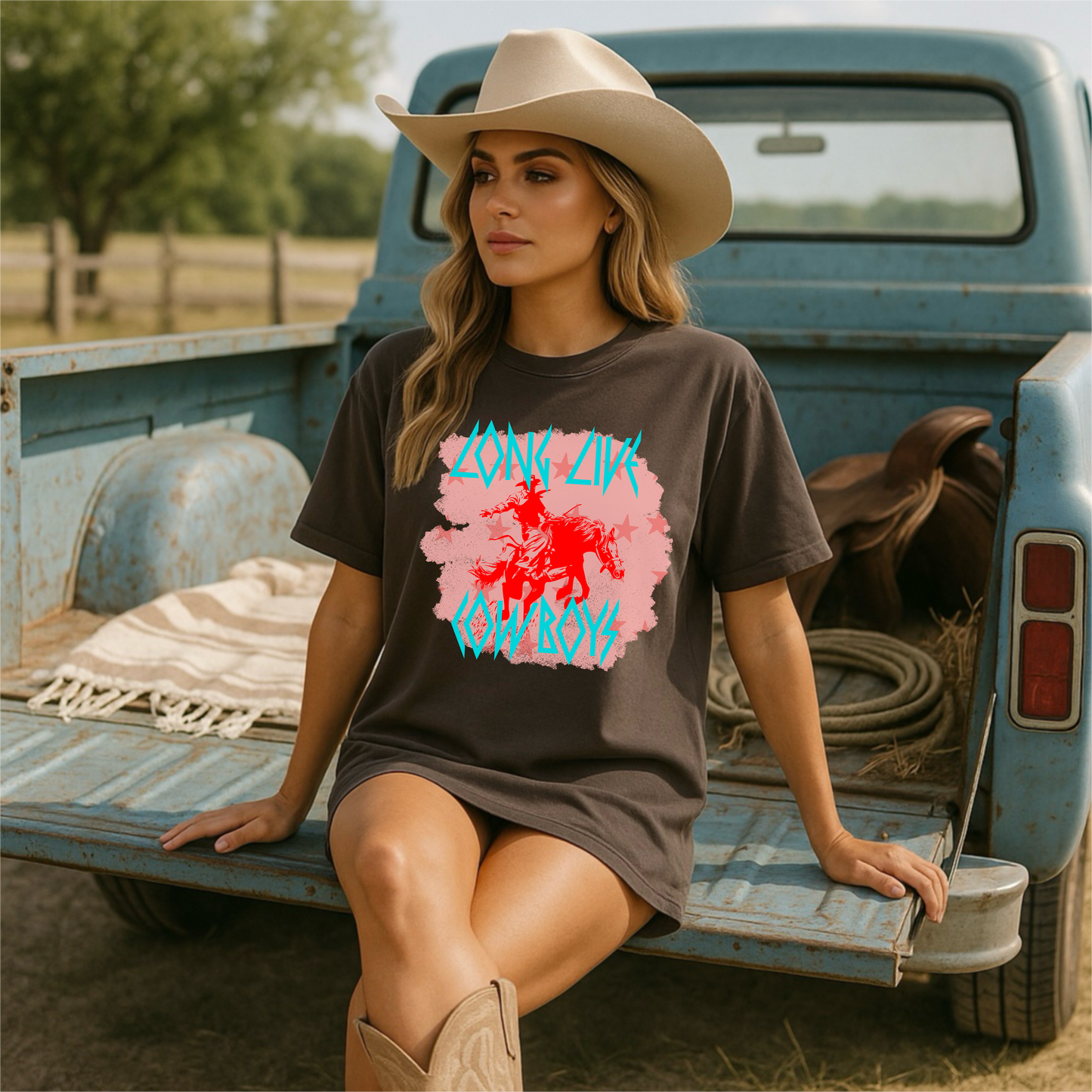 Long Live Cowboys T-Shirt | Comfort Colors Tee