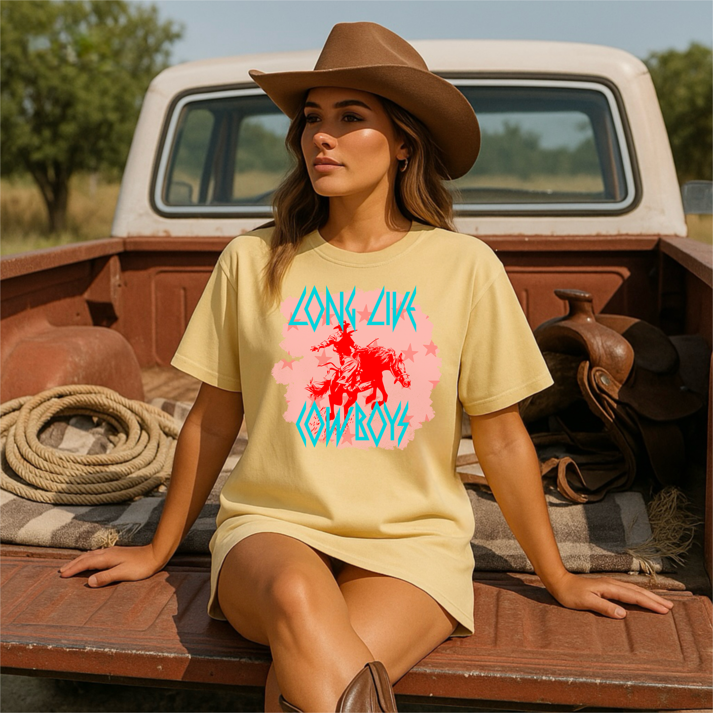 Long Live Cowboys T-Shirt | Comfort Colors Tee