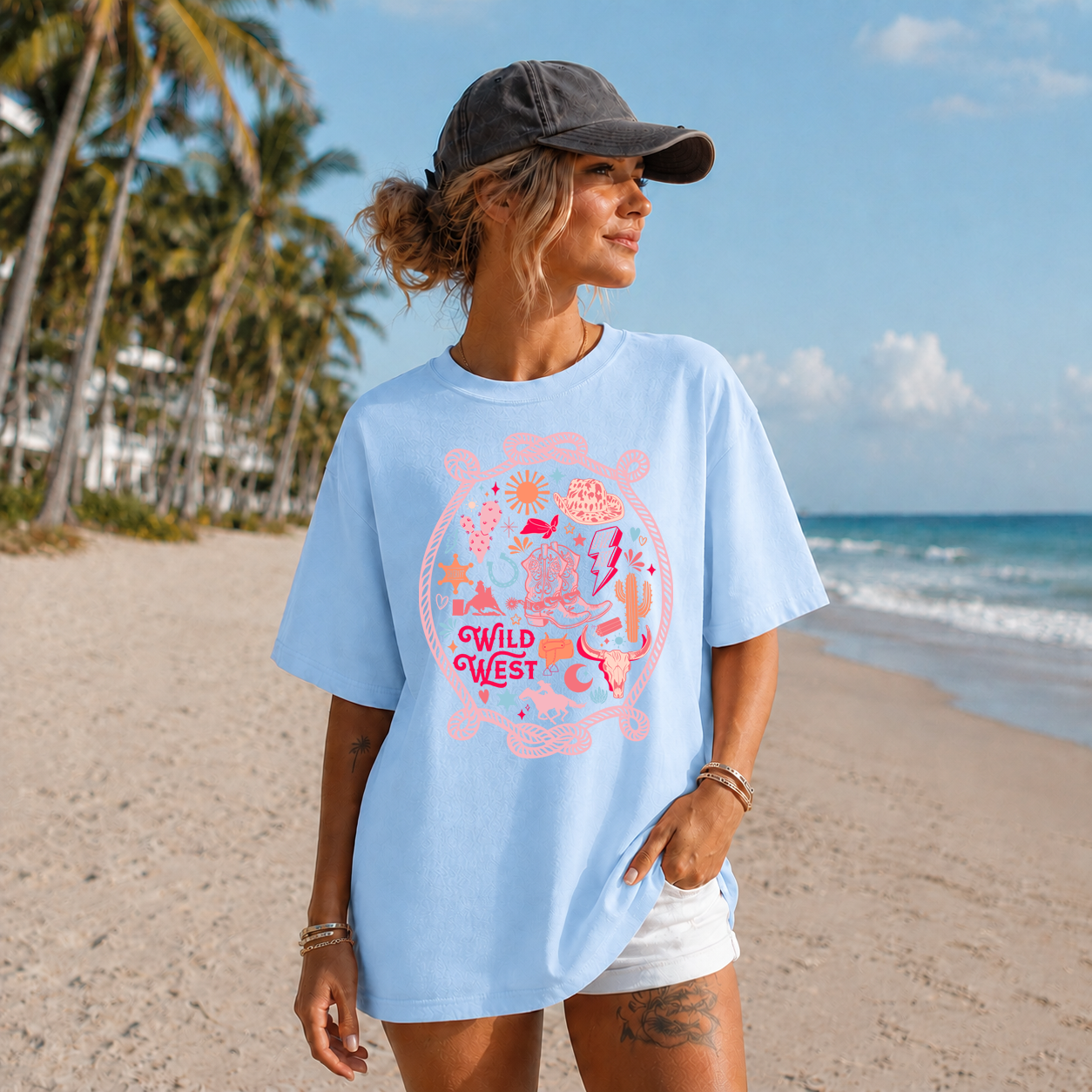 Wild West Graphic T-Shirt  | Comfort Colors Tee