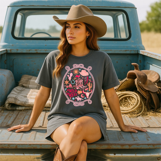 Wild West Graphic T-Shirt  | Comfort Colors Tee