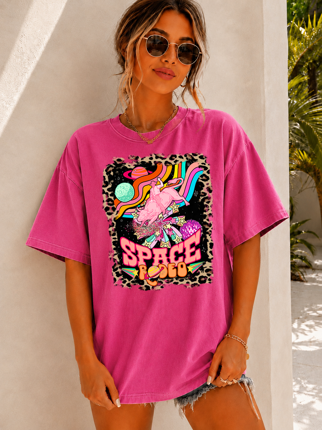 Space Rodeo Graphic T-Shirt | Comfort Colors Tee