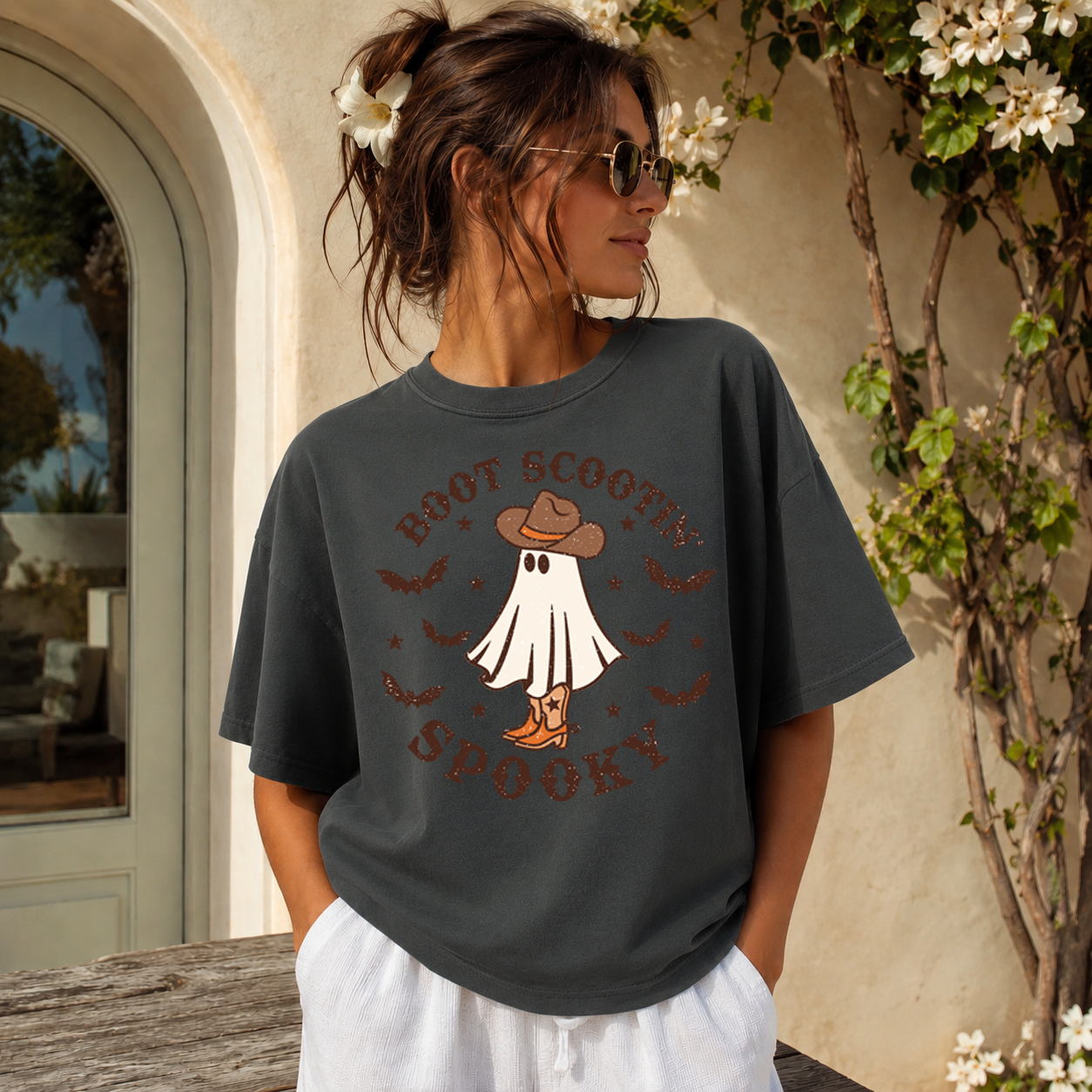 Boot Scootin' Spooky T-Shirt | Comfort Colors Tee