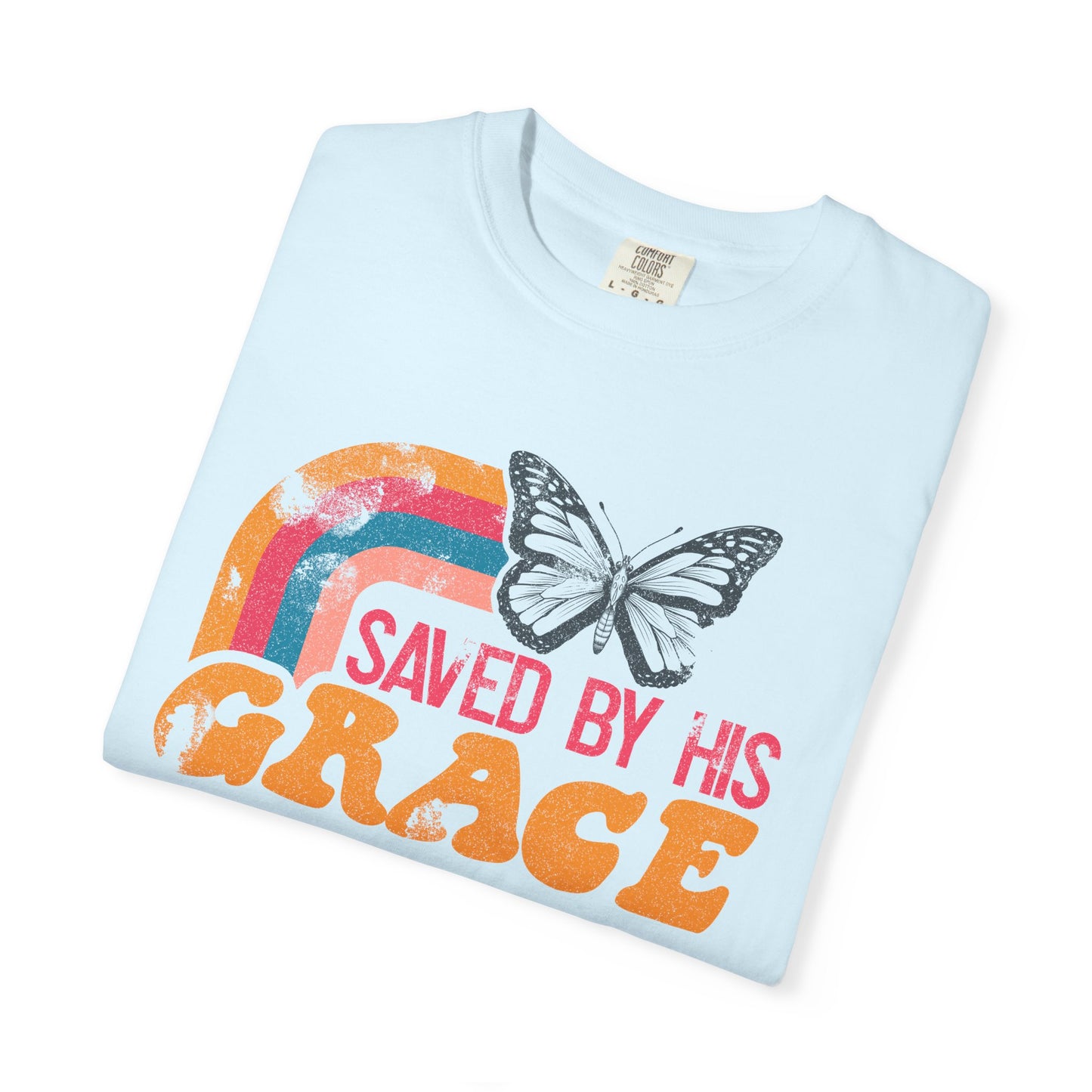 Saved by His Grace T-Shirt | Comfort Colors Tee