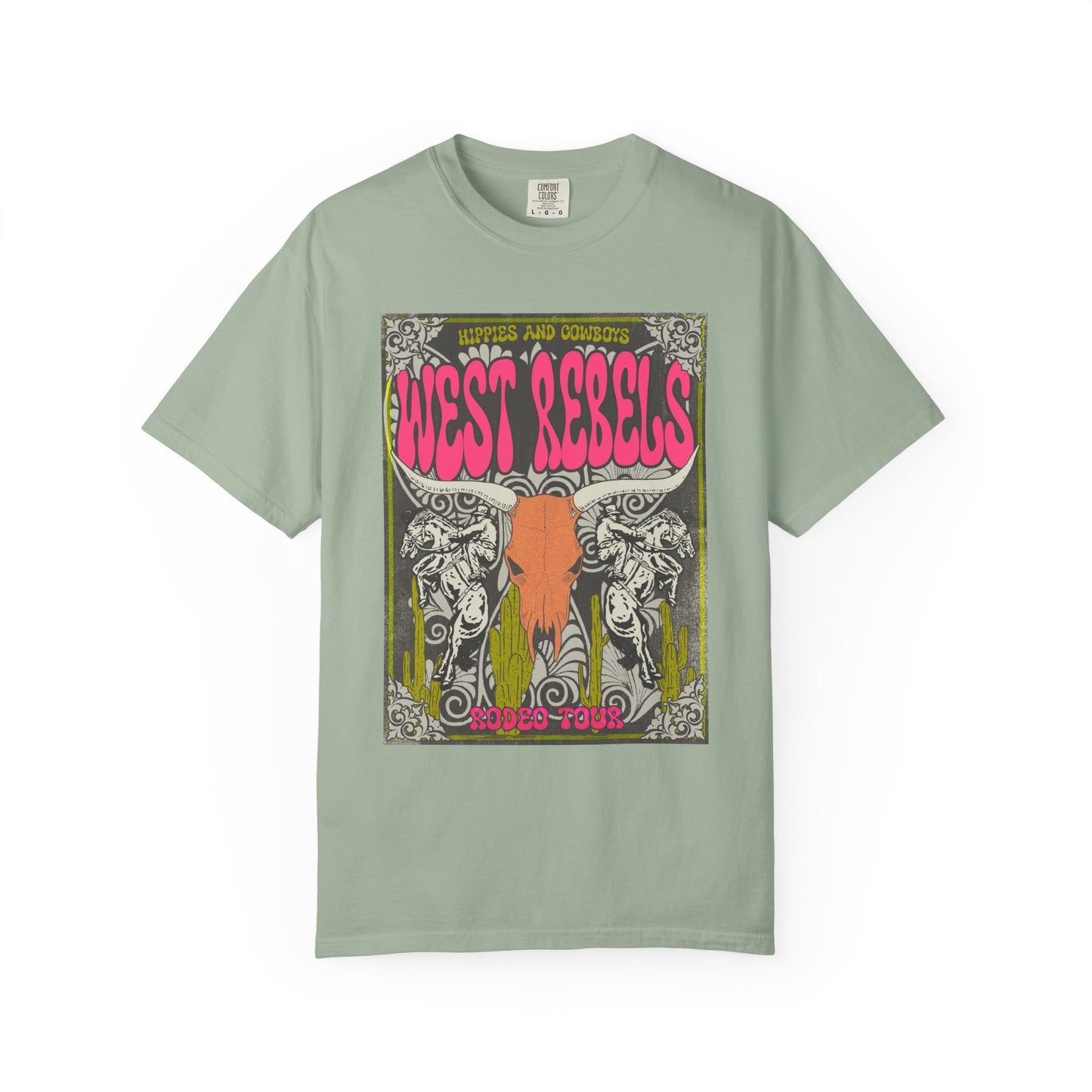 West Rebels Vintage Rock T-Shirt  |  Comfort Colors Tee