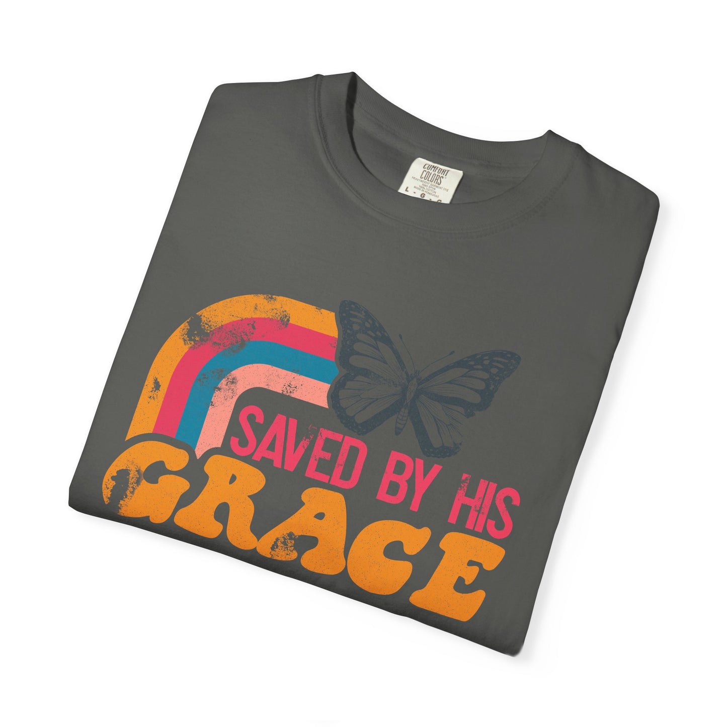 Saved by His Grace T-Shirt | Comfort Colors Tee