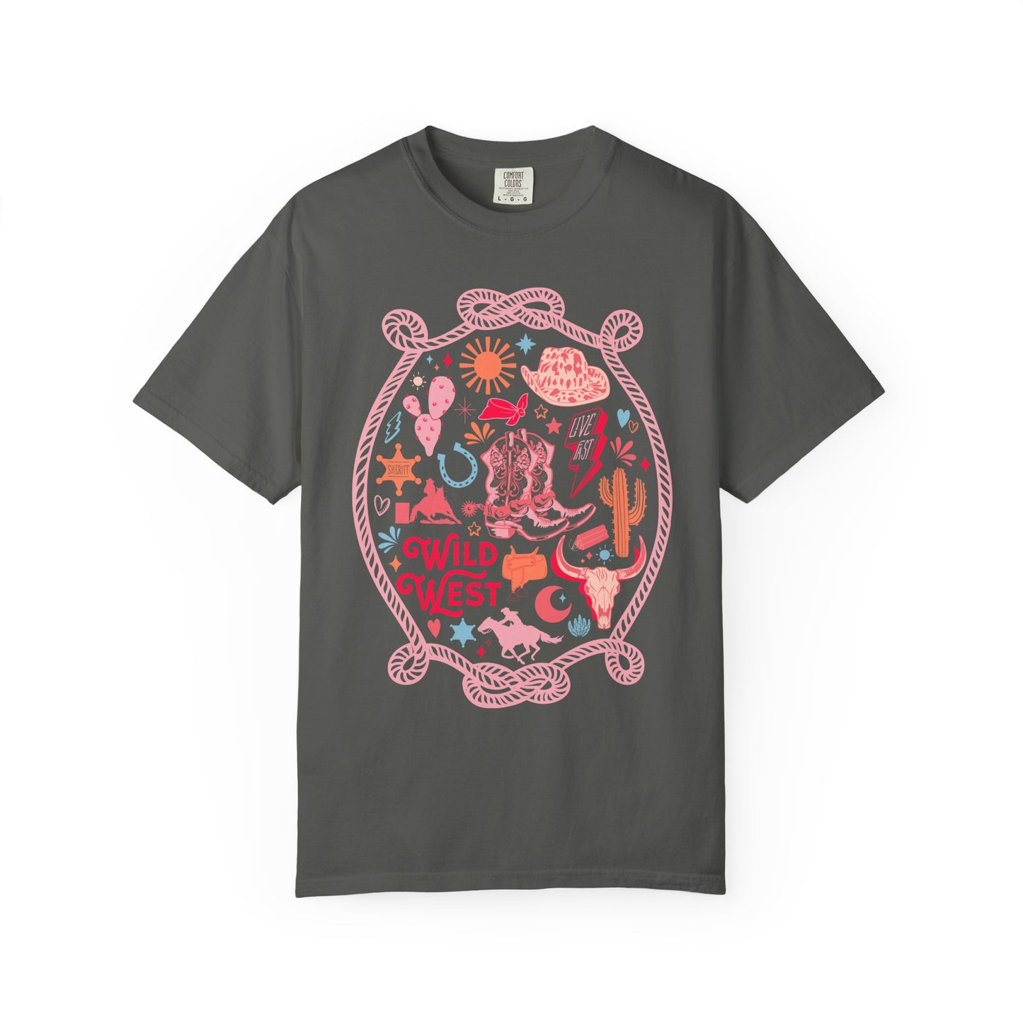 Wild West Graphic T-Shirt  | Comfort Colors Tee