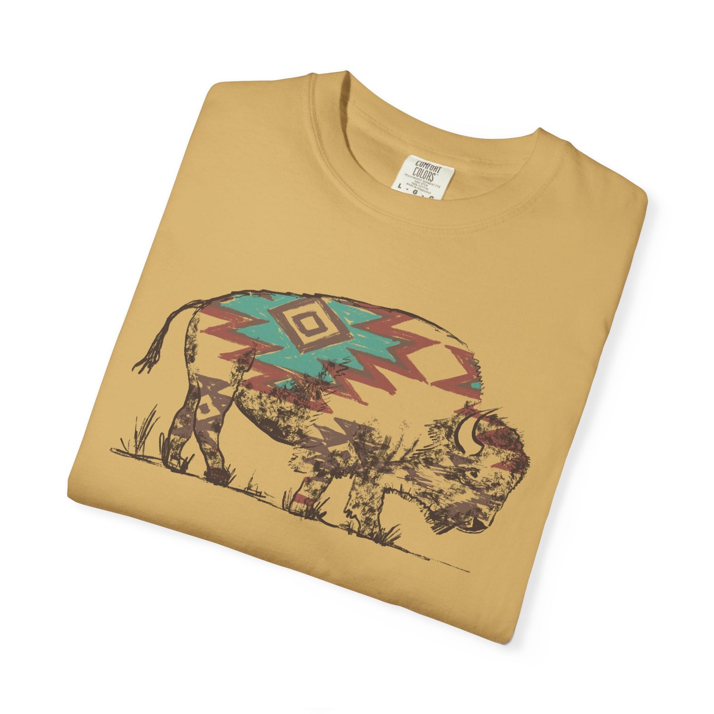 Southwest Aztec Buffalo T-Shirt | Comfort Colors Tee