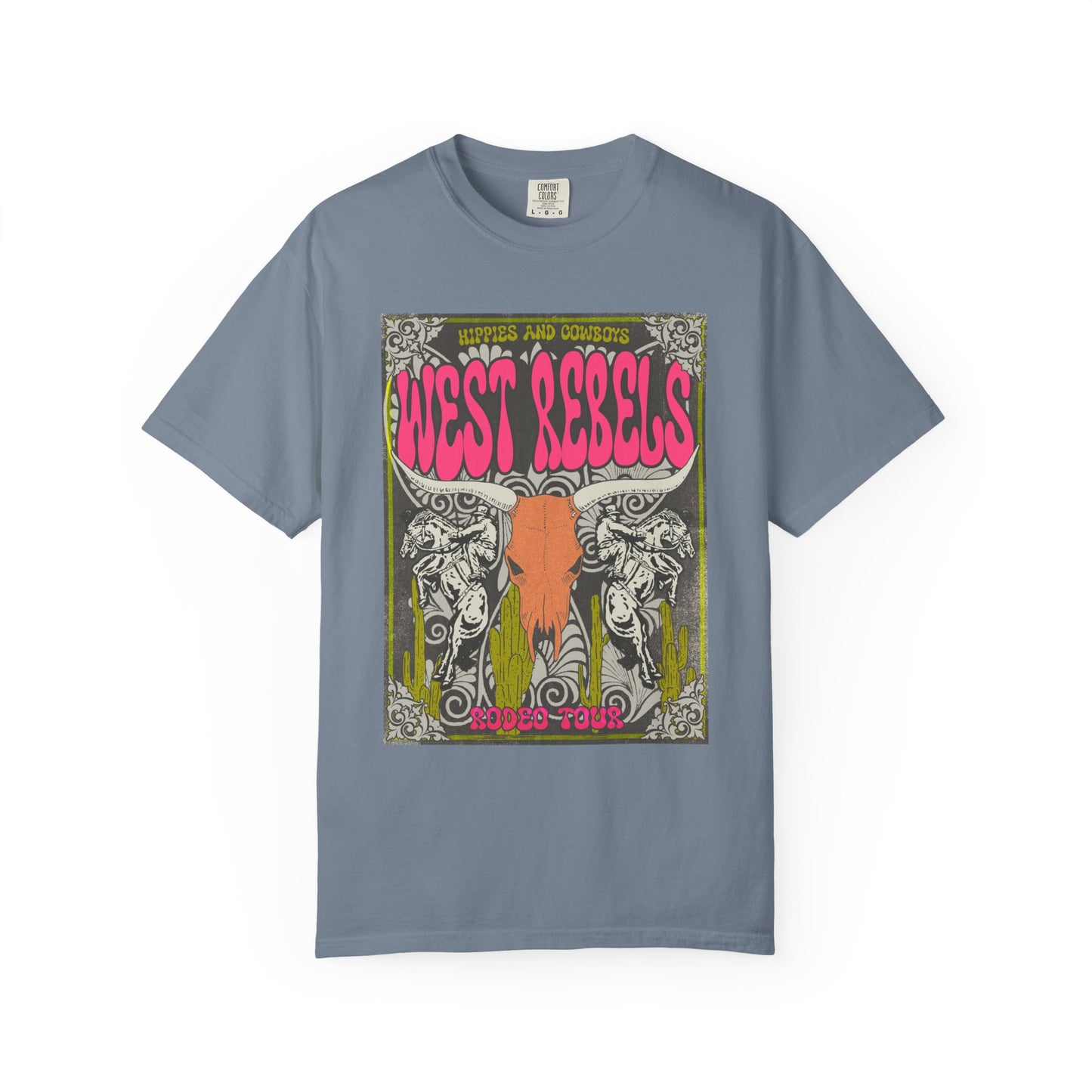 West Rebels Vintage Rock T-Shirt  |  Comfort Colors Tee
