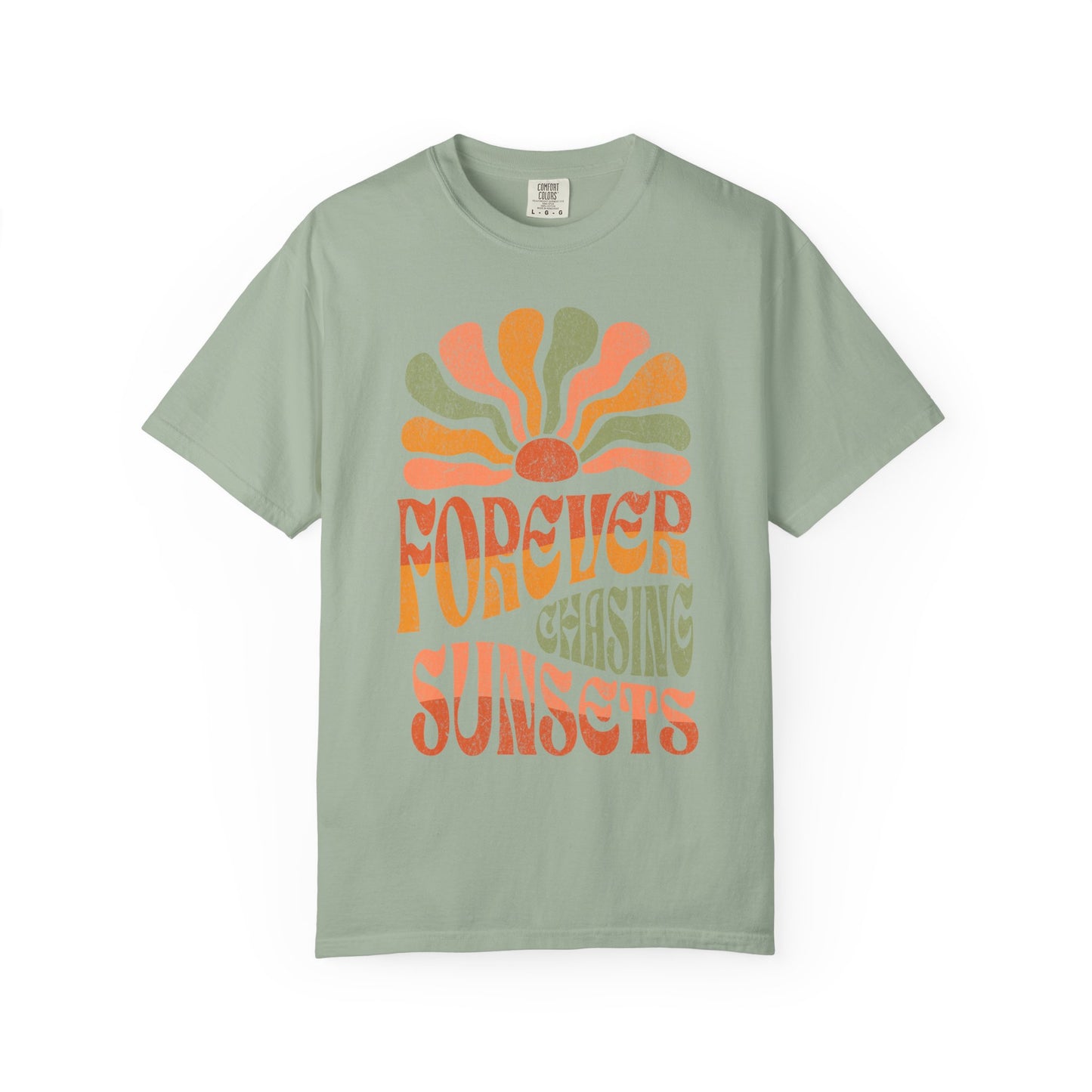 Forever Chasing Sunsets T-Shirt | Comfort Colors Tee