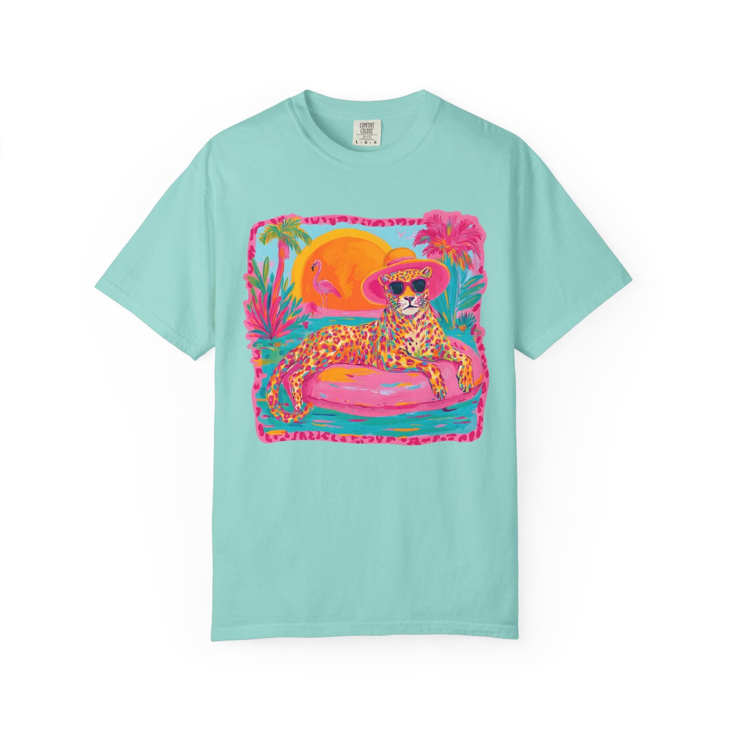 Leopard Sunset T-Shirt | Comfort Colors Tee