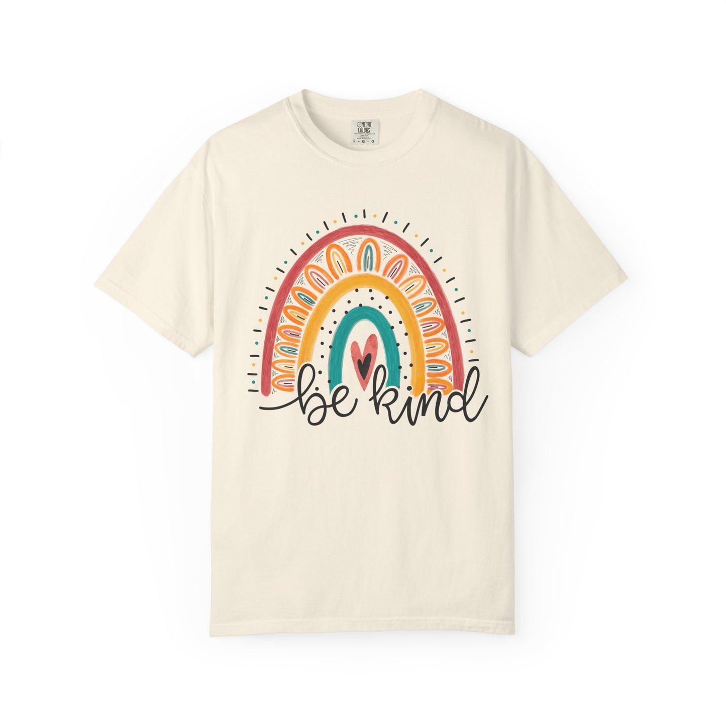 Be Kind Rainbow T-Shirt | Comfort Colors Tee