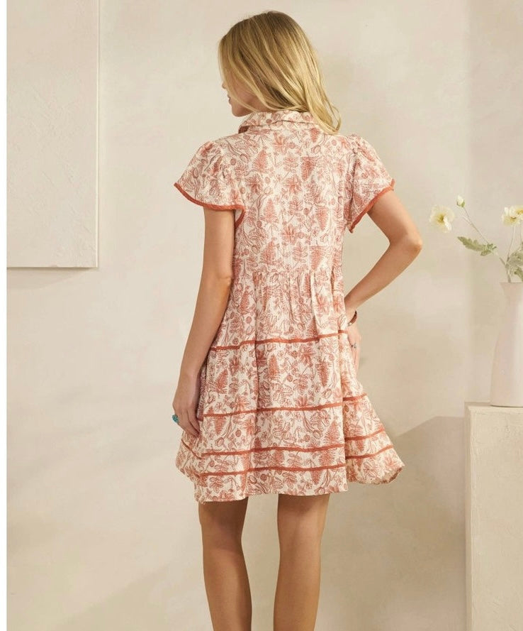 Vintage Inspired Floral Dress