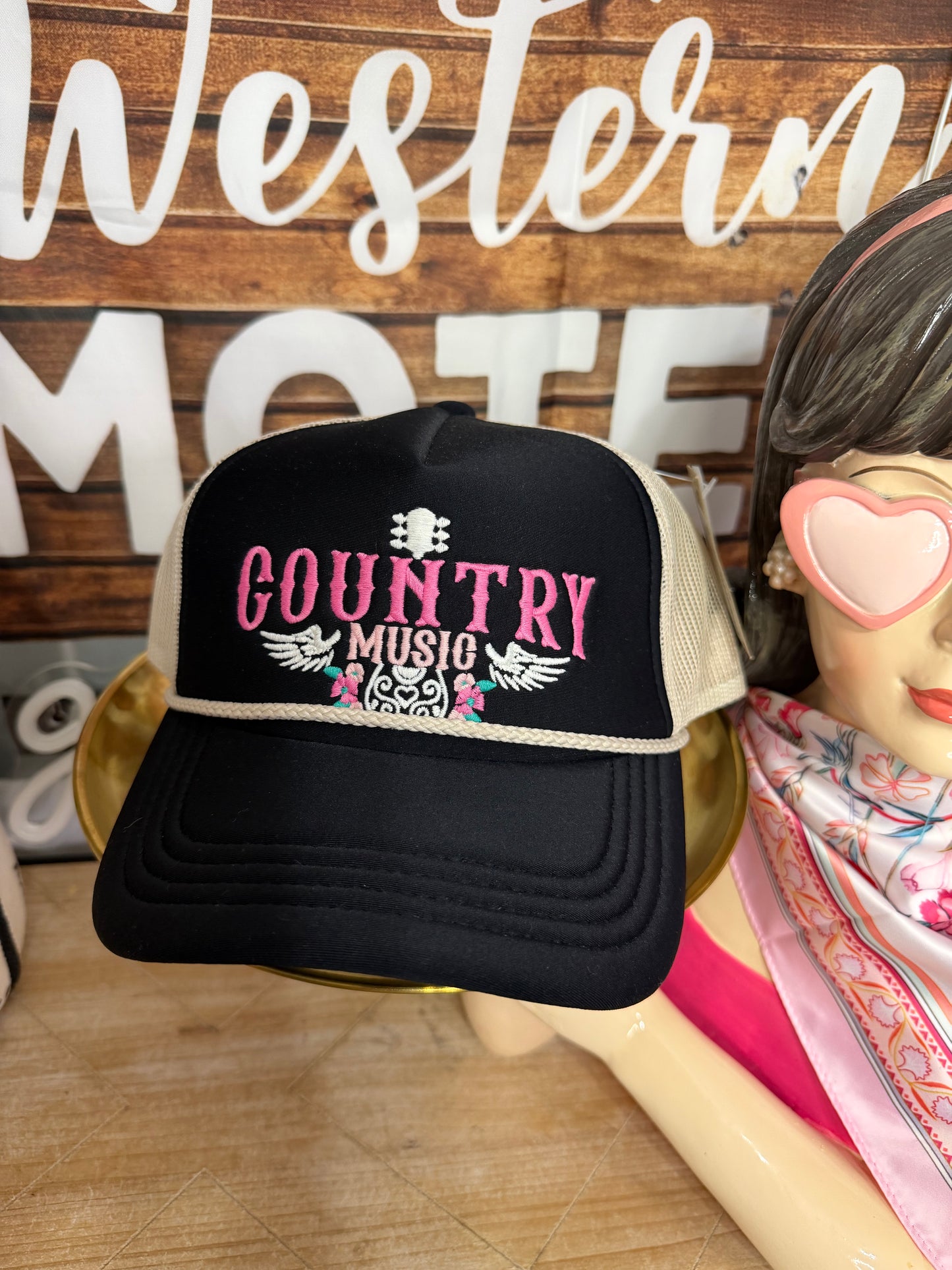 Black Country Music Hat